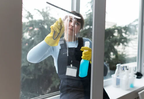 Nettoyage de vitres intérieures et extérieures à Sénezergues
